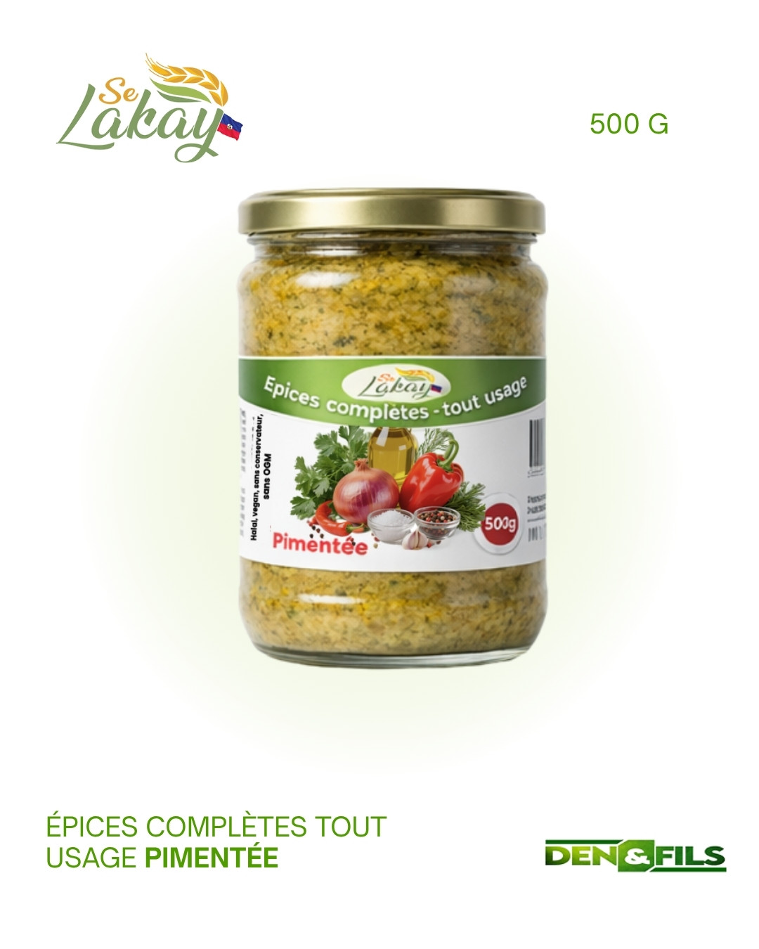 Épice complète à tout usage avec piment — DEN & FILS